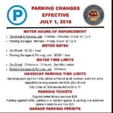 Downtown Parking Changes Fact Sheet