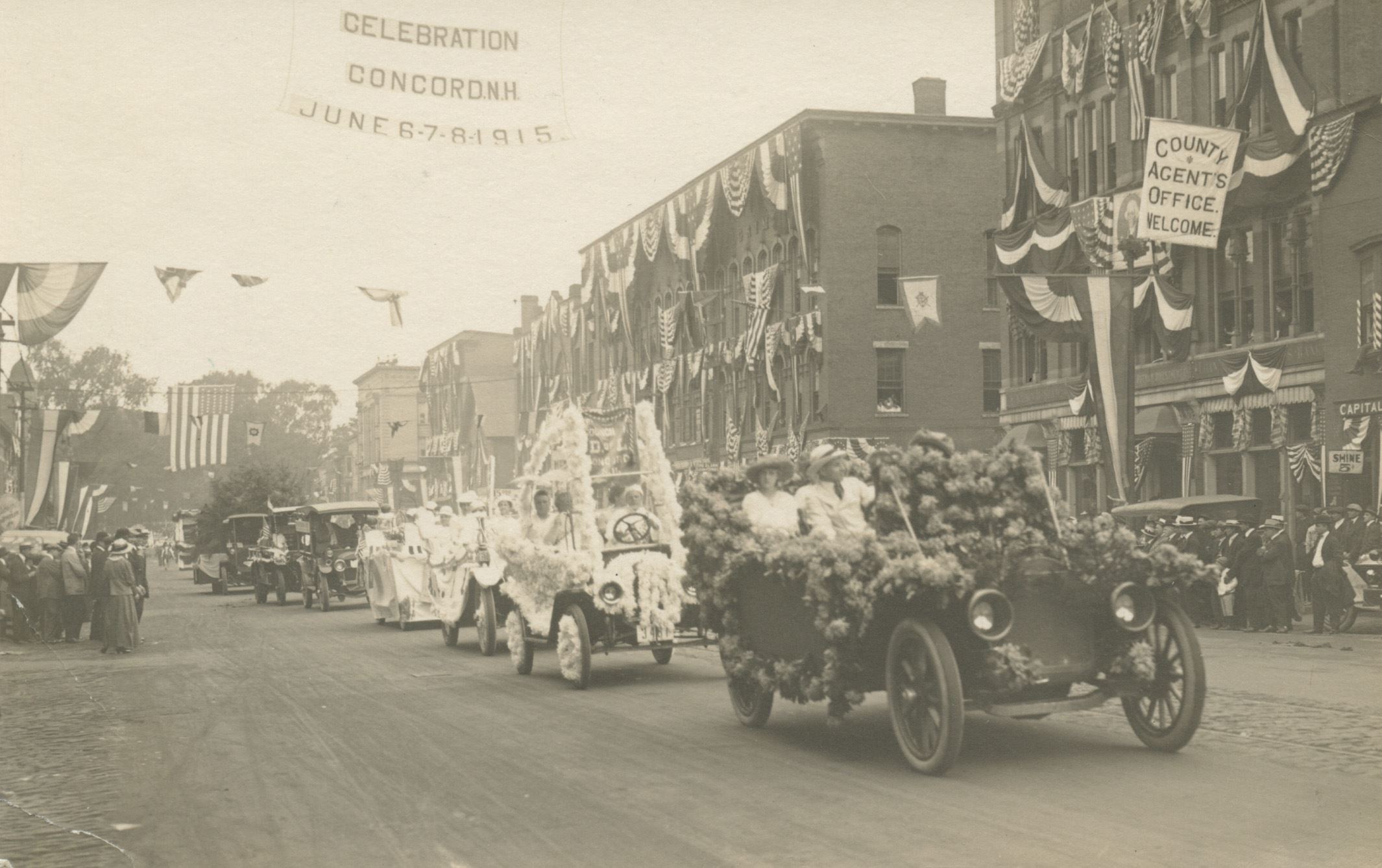 Parade Celebrating the 150th Anniversary of Concord's Charter in June 1915