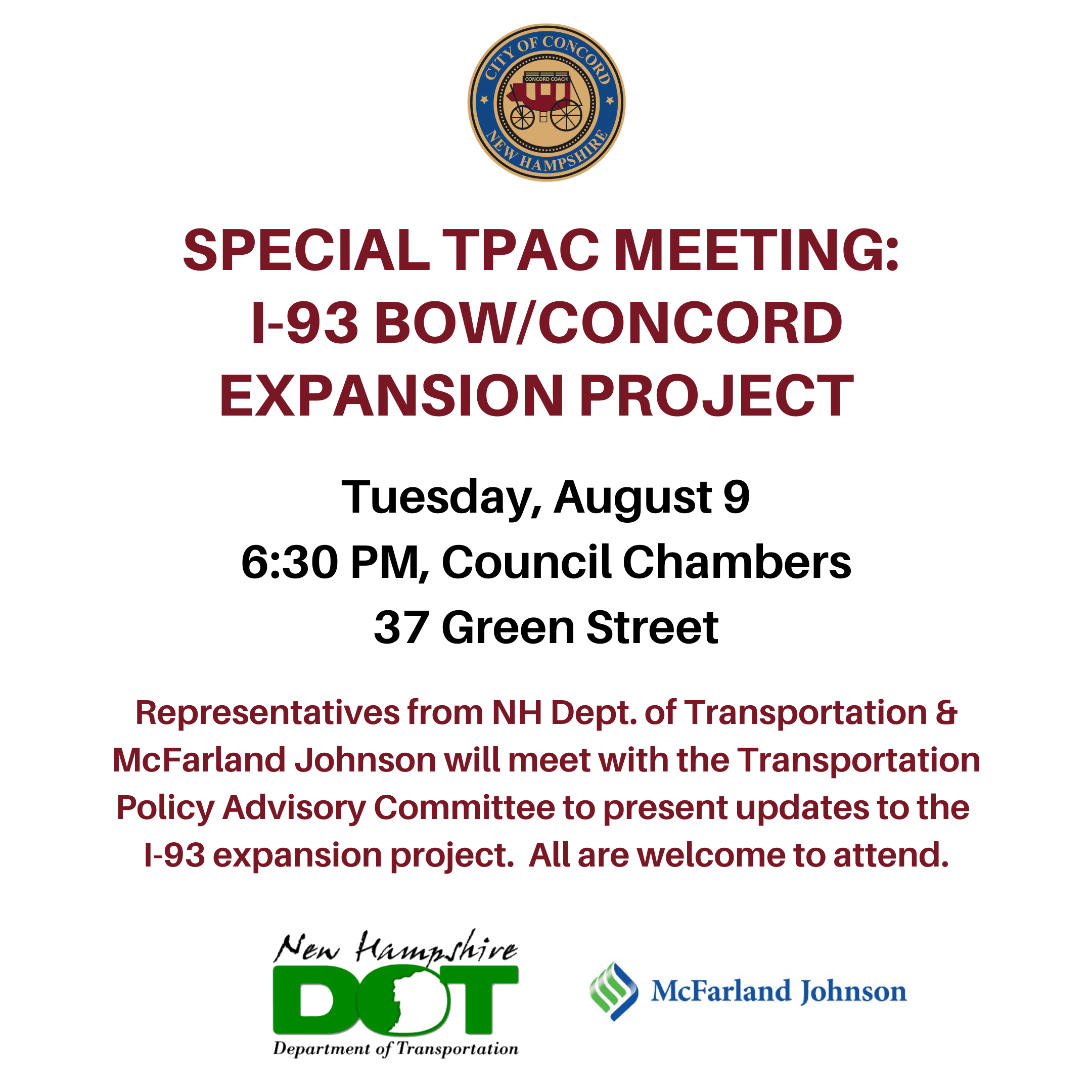 I-93 BowConcord Meeting (Instagram Post)