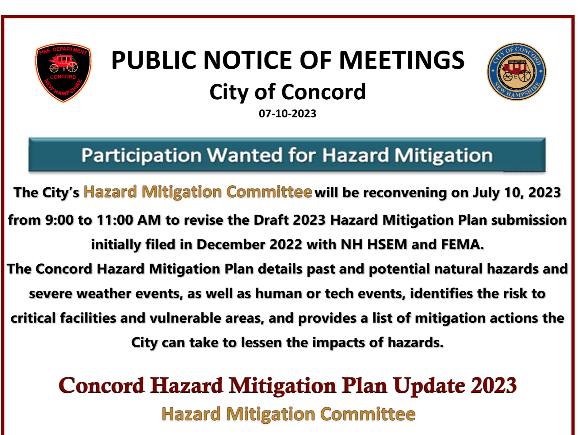 M5 Public Notice Poster Con HMP 07-10-23