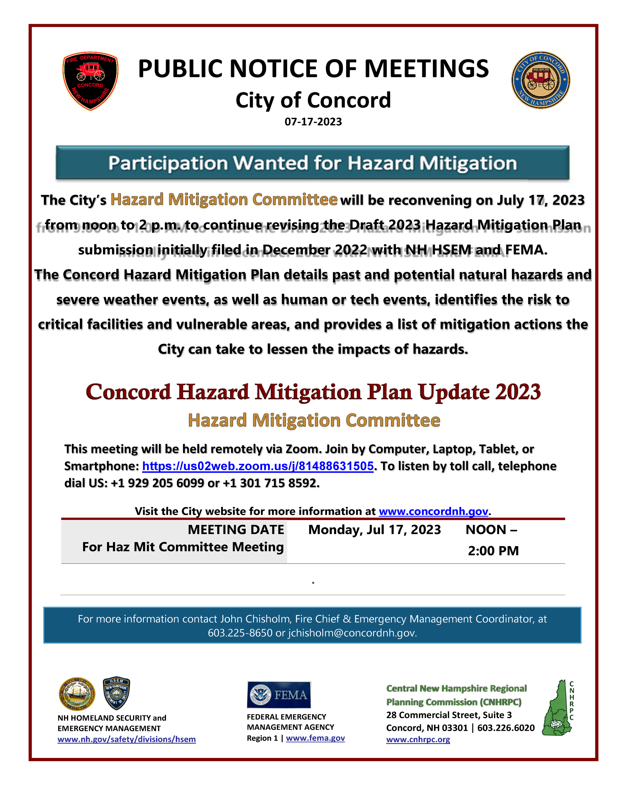 M5 Public Notice Poster Con HMP 07-17-23