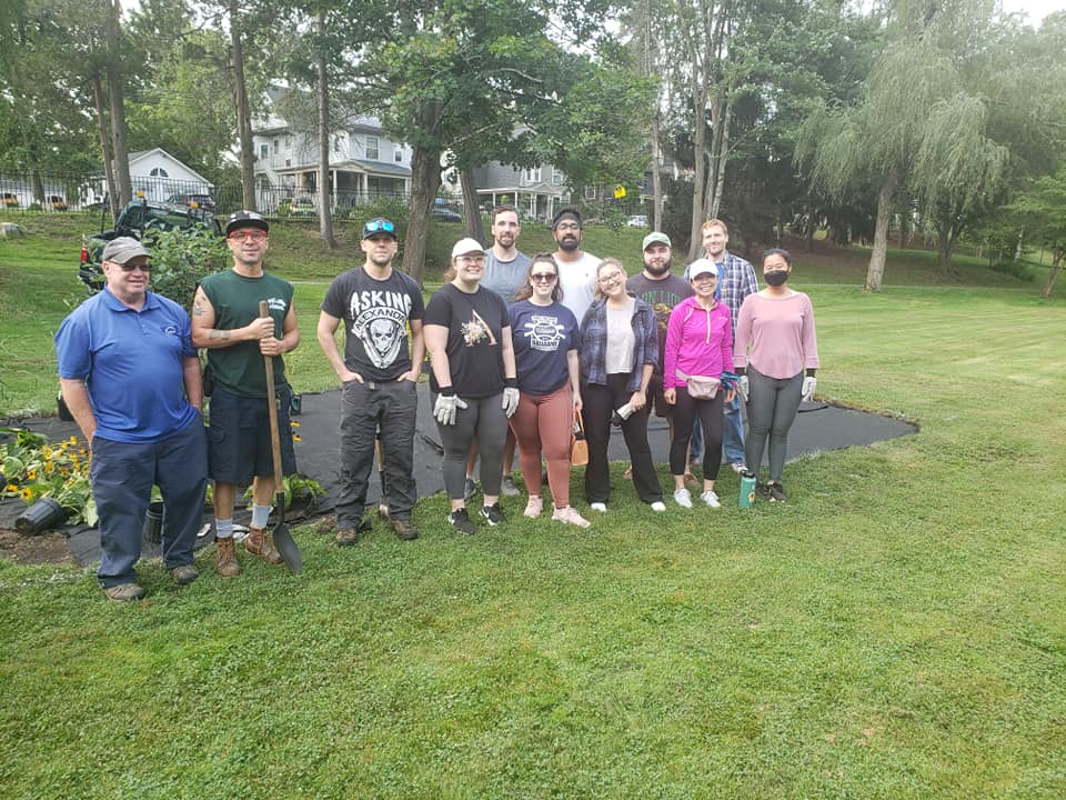 pollinator garden UNH law white park