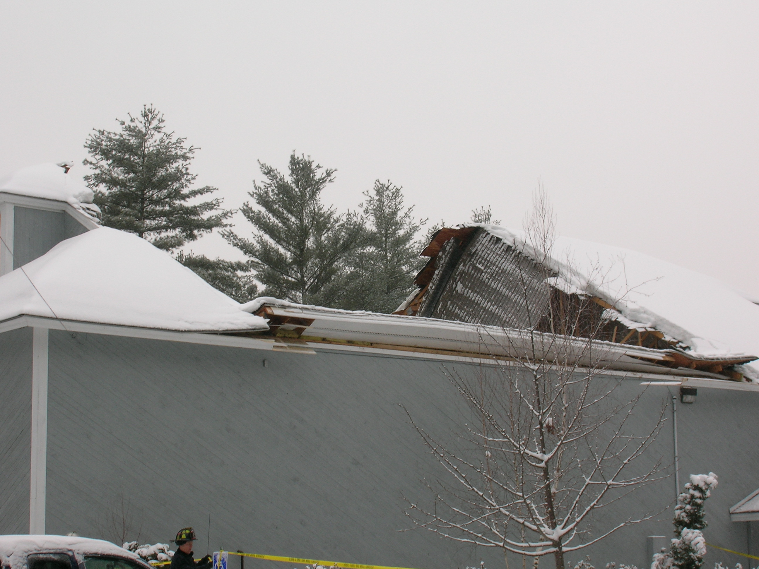 Building Collapse on Josiah Bartlett Rd.